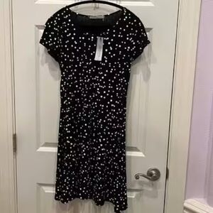 Black and White Polka Dot Dress